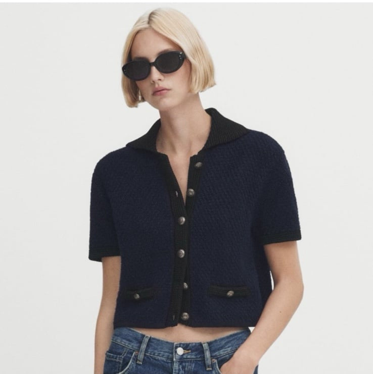 Massimo Dutti Knit Polo (S)