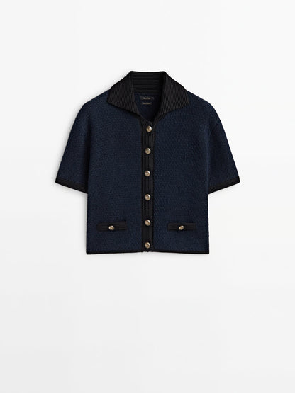 Massimo Dutti Knit Polo (S)