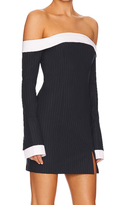 bec and bridge cecile mini dress Bec & Bridge Cecile Zebra Textured Jacquard