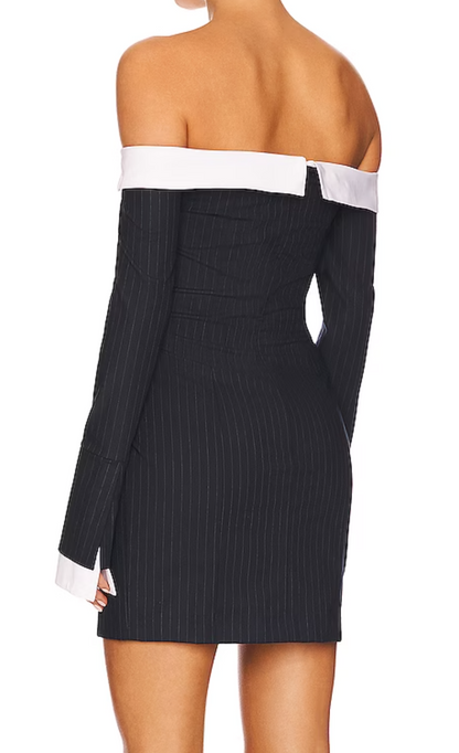 bec and bridge be mine off shoulder dress Eternity Off Shoulder Maxi in Dark Willow